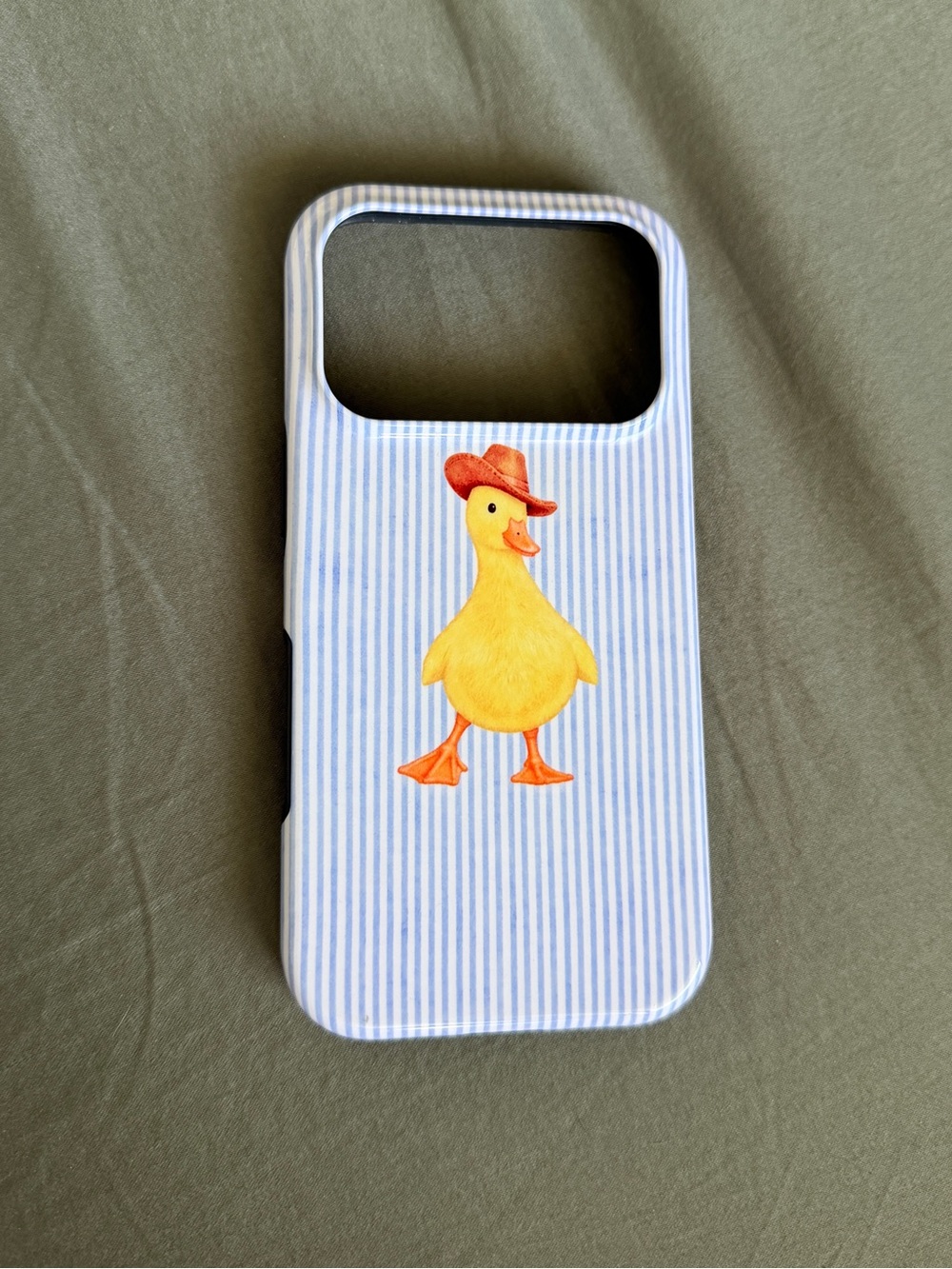 iPhone 17 Pro case - cowboy duck